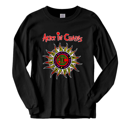 This classic fit alice in chains sun logo colored Fresh Best Long Sleeve Shirt is casually elegant and very comfortable. With fine quality print to make one stand out, it's a perfect fit for every occasion.