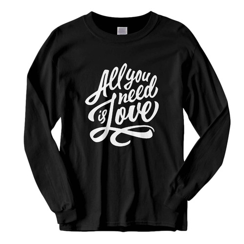 This classic fit All You Need Is Love Fresh Best Long Sleeve Shirt is casually elegant and very comfortable. With fine quality print to make one stand out, it's a perfect fit for every occasion.