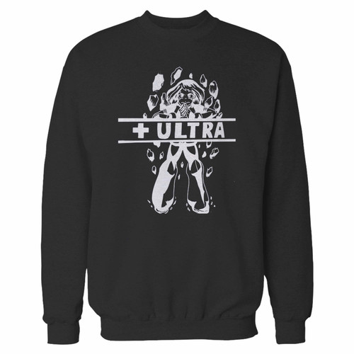 Your uraraka my hero academia plus ultra crewneck sweatshirt just got an update. This super comfortable and lighter weight crewneck will become your favorite go-to sweatshirt. The cozy spandex cuffs and waistband make this pill-resistant sweatshirt a fan favorite.And your group will look and feel their best in this premium ringspun cotton crew.