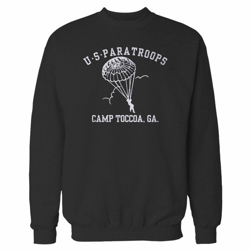 Your us paratroops crewneck sweatshirt just got an update. This super comfortable and lighter weight crewneck will become your favorite go-to sweatshirt. The cozy spandex cuffs and waistband make this pill-resistant sweatshirt a fan favorite.And your group will look and feel their best in this premium ringspun cotton crew.