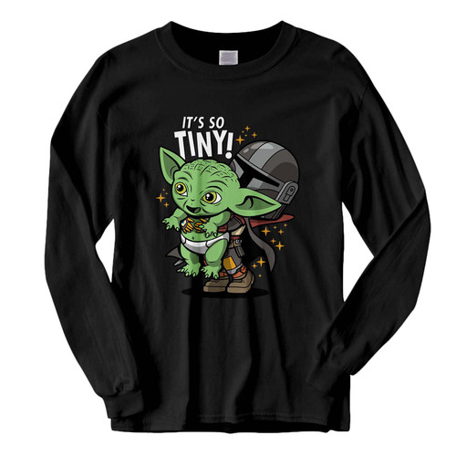 This classic fit baby yoda is so Tiny Fresh Best Long Sleeve Shirt is casually elegant and very comfortable. With fine quality print to make one stand out, it's a perfect fit for every occasion.