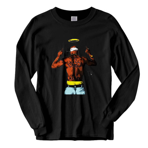 This classic fit Back Tupac Angel Fresh Best Long Sleeve Shirt is casually elegant and very comfortable. With fine quality print to make one stand out, it's a perfect fit for every occasion.