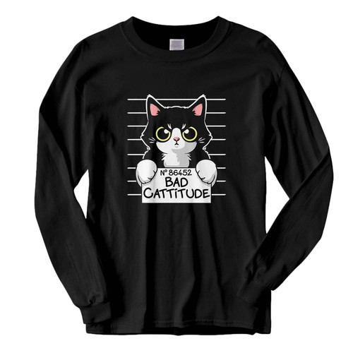 This classic fit Bad Cattitude Fresh Best Long Sleeve Shirt is casually elegant and very comfortable. With fine quality print to make one stand out, it's a perfect fit for every occasion.