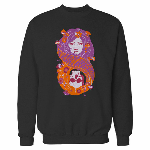 Your velvet underground gypsy death crewneck sweatshirt just got an update. This super comfortable and lighter weight crewneck will become your favorite go-to sweatshirt. The cozy spandex cuffs and waistband make this pill-resistant sweatshirt a fan favorite.And your group will look and feel their best in this premium ringspun cotton crew.