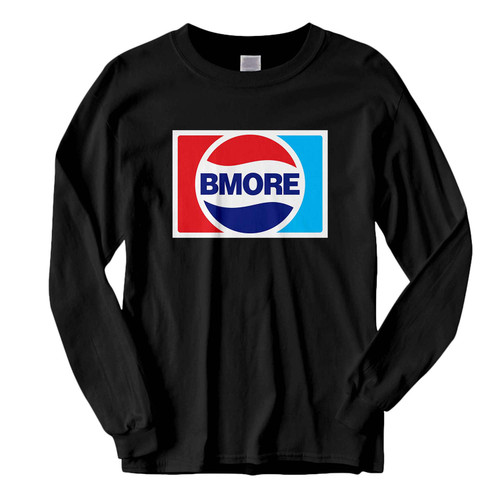 This classic fit Baltimore Bmore Cola Logo Fresh Best Long Sleeve Shirt is casually elegant and very comfortable. With fine quality print to make one stand out, it's a perfect fit for every occasion.