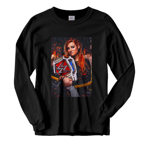 This classic fit Becky Lynch Double Champion Fresh Best Long Sleeve Shirt is casually elegant and very comfortable. With fine quality print to make one stand out, it's a perfect fit for every occasion.