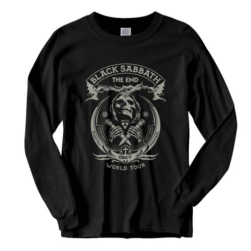 This classic fit Black Sabbath Obey Logo The End Fresh Best Long Sleeve Shirt is casually elegant and very comfortable. With fine quality print to make one stand out, it's a perfect fit for every occasion.