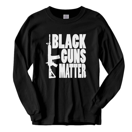This classic fit black guns matter Fresh Best Long Sleeve Shirt is casually elegant and very comfortable. With fine quality print to make one stand out, it's a perfect fit for every occasion.