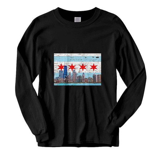 This classic fit Chichago Flag City Skyline Fresh Best Long Sleeve Shirt is casually elegant and very comfortable. With fine quality print to make one stand out, it's a perfect fit for every occasion.