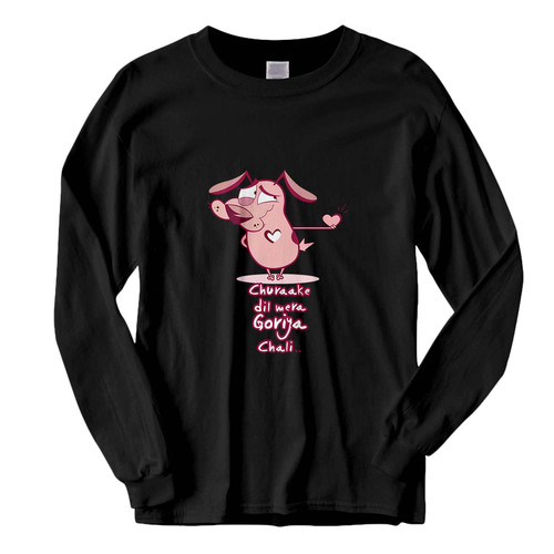 This classic fit courage the cowardly dog screaming mask Fresh Best Long Sleeve Shirt is casually elegant and very comfortable. With fine quality print to make one stand out, it's a perfect fit for every occasion.