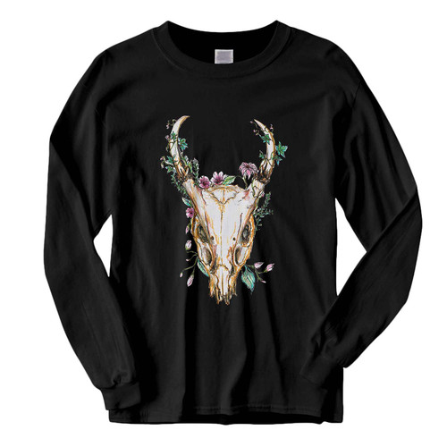 This classic fit Deer Skull And Flowers Fresh Best Long Sleeve Shirt is casually elegant and very comfortable. With fine quality print to make one stand out, it's a perfect fit for every occasion.
