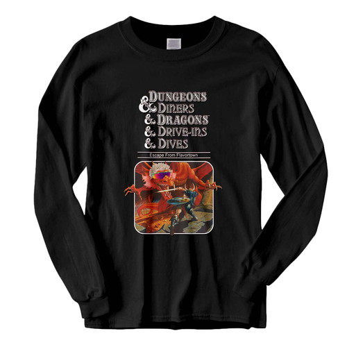 This classic fit Dungeons Diners Dragons Drive Ins Dives Fresh Best Long Sleeve Shirt is casually elegant and very comfortable. With fine quality print to make one stand out, it's a perfect fit for every occasion.