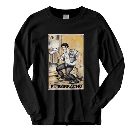 This classic fit el borracho loteria theme mexican playing cards Fresh Best Long Sleeve Shirt is casually elegant and very comfortable. With fine quality print to make one stand out, it's a perfect fit for every occasion.