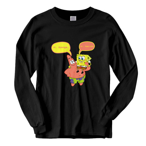 This classic fit Hi Patrick Hi Spongebob Fresh Best Long Sleeve Shirt is casually elegant and very comfortable. With fine quality print to make one stand out, it's a perfect fit for every occasion.