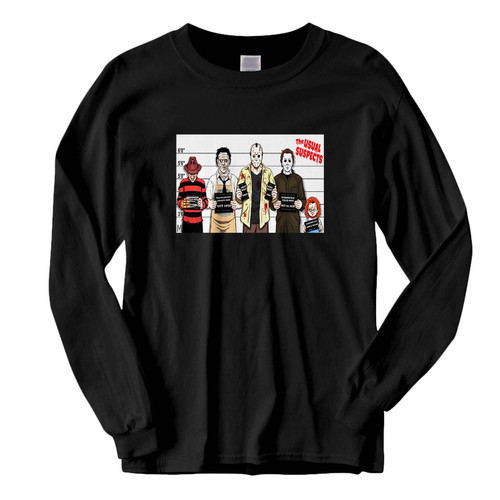 This classic fit Horror Movies Mugshot The Usual Suspects Jason Freddy Fresh Best Long Sleeve Shirt is casually elegant and very comfortable. With fine quality print to make one stand out, it's a perfect fit for every occasion.