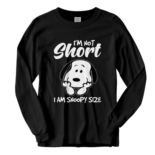 This classic fit I'm Not Short I Am Snoopy Fresh Best Long Sleeve Shirt is casually elegant and very comfortable. With fine quality print to make one stand out, it's a perfect fit for every occasion.