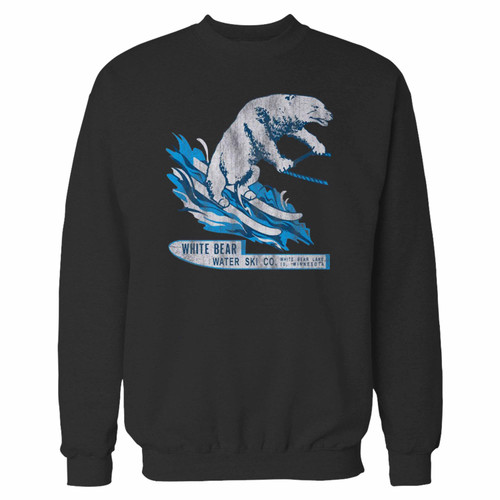 Your white bear water ski company custom crewneck sweatshirt just got an update. This super comfortable and lighter weight crewneck will become your favorite go-to sweatshirt. The cozy spandex cuffs and waistband make this pill-resistant sweatshirt a fan favorite.And your group will look and feel their best in this premium ringspun cotton crew.