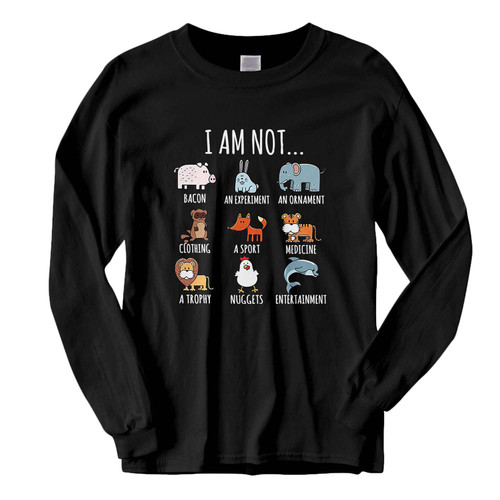 This classic fit i am not animals Fresh Best Long Sleeve Shirt is casually elegant and very comfortable. With fine quality print to make one stand out, it's a perfect fit for every occasion.