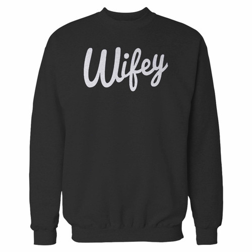 Your wifey crewneck sweatshirt just got an update. This super comfortable and lighter weight crewneck will become your favorite go-to sweatshirt. The cozy spandex cuffs and waistband make this pill-resistant sweatshirt a fan favorite.And your group will look and feel their best in this premium ringspun cotton crew.