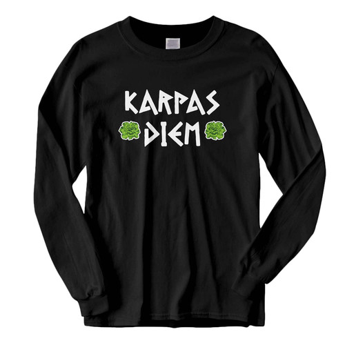 This classic fit Karpas Diem Jewish Holiday Fresh Best Long Sleeve Shirt is casually elegant and very comfortable. With fine quality print to make one stand out, it's a perfect fit for every occasion.