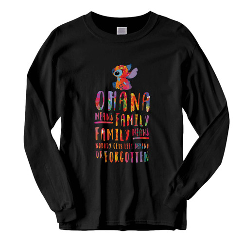 This classic fit Lilo And Stitch Ohana Means Family Fresh Best Long Sleeve Shirt is casually elegant and very comfortable. With fine quality print to make one stand out, it's a perfect fit for every occasion.