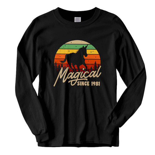This classic fit magical since 1981 Fresh Best Long Sleeve Shirt is casually elegant and very comfortable. With fine quality print to make one stand out, it's a perfect fit for every occasion.