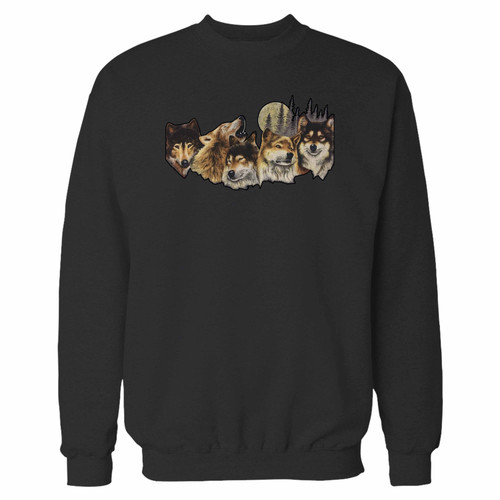Your wolf of the moon crewneck sweatshirt just got an update. This super comfortable and lighter weight crewneck will become your favorite go-to sweatshirt. The cozy spandex cuffs and waistband make this pill-resistant sweatshirt a fan favorite.And your group will look and feel their best in this premium ringspun cotton crew.