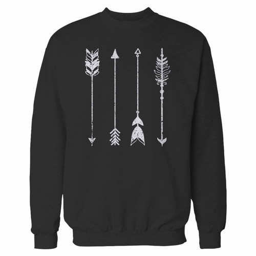 Your womens arrow crewneck sweatshirt just got an update. This super comfortable and lighter weight crewneck will become your favorite go-to sweatshirt. The cozy spandex cuffs and waistband make this pill-resistant sweatshirt a fan favorite.And your group will look and feel their best in this premium ringspun cotton crew.