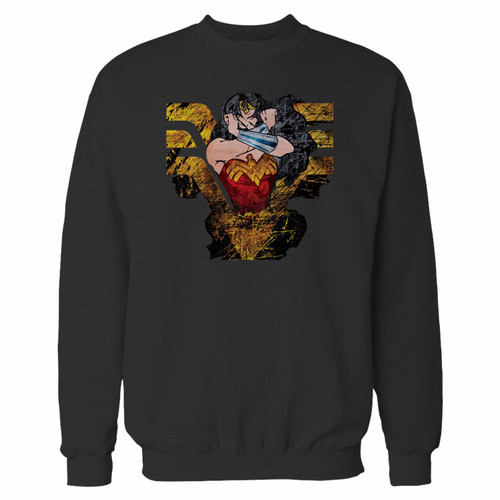 Your wonder woman dc comics superhero crewneck sweatshirt just got an update. This super comfortable and lighter weight crewneck will become your favorite go-to sweatshirt. The cozy spandex cuffs and waistband make this pill-resistant sweatshirt a fan favorite.And your group will look and feel their best in this premium ringspun cotton crew.