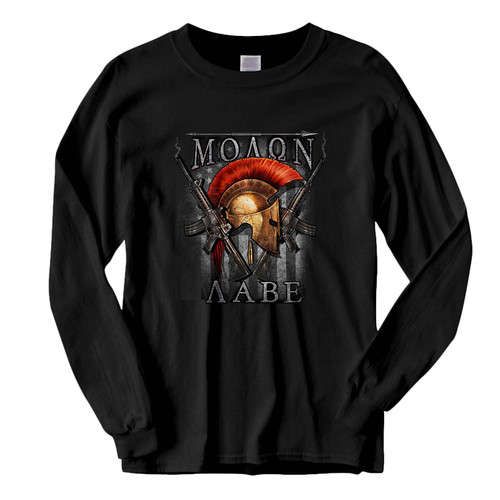 This classic fit molon labe Fresh Best Long Sleeve Shirt is casually elegant and very comfortable. With fine quality print to make one stand out, it's a perfect fit for every occasion.