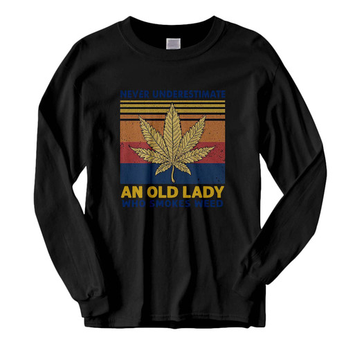 This classic fit Never Underestimate An Old Lady Who Smoke Weed Fresh Best Long Sleeve Shirt is casually elegant and very comfortable. With fine quality print to make one stand out, it's a perfect fit for every occasion.