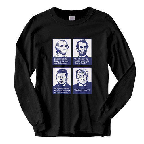 This classic fit Onald Tump Grab Them Fresh Best Long Sleeve Shirt is casually elegant and very comfortable. With fine quality print to make one stand out, it's a perfect fit for every occasion.