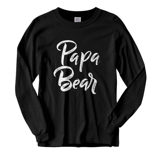 This classic fit Papa Bear Fresh Best Long Sleeve Shirt is casually elegant and very comfortable. With fine quality print to make one stand out, it's a perfect fit for every occasion.