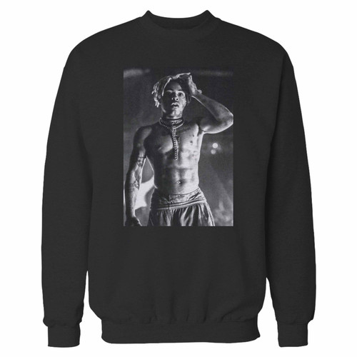 Your xxx tentacion crewneck sweatshirt just got an update. This super comfortable and lighter weight crewneck will become your favorite go-to sweatshirt. The cozy spandex cuffs and waistband make this pill-resistant sweatshirt a fan favorite.And your group will look and feel their best in this premium ringspun cotton crew.