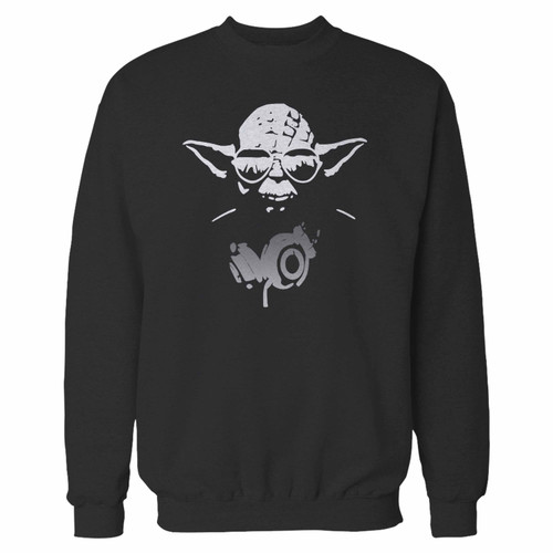 Your yoda sungless with silver earphones star wars crewneck sweatshirt just got an update. This super comfortable and lighter weight crewneck will become your favorite go-to sweatshirt. The cozy spandex cuffs and waistband make this pill-resistant sweatshirt a fan favorite.And your group will look and feel their best in this premium ringspun cotton crew. Your yoda sungless with silver earphones star wars crewneck sweatshirt just got an update. This super comfortable and lighter weight crewneck will become your favorite go-to sweatshirt. The cozy spandex cuffs and waistband make this pill-resistant sweatshirt a fan favorite.And your group will look and feel their best in this premium ringspun cotton crew.