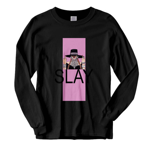 This classic fit Slay Beyonce Formation Logo Fresh Best Long Sleeve Shirt is casually elegant and very comfortable. With fine quality print to make one stand out, it's a perfect fit for every occasion.