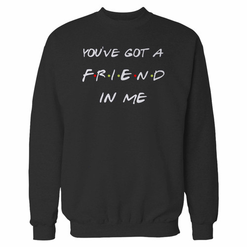 Your youve got a friend in me disney toy story crewneck sweatshirt just got an update. This super comfortable and lighter weight crewneck will become your favorite go-to sweatshirt. The cozy spandex cuffs and waistband make this pill-resistant sweatshirt a fan favorite.And your group will look and feel their best in this premium ringspun cotton crew.