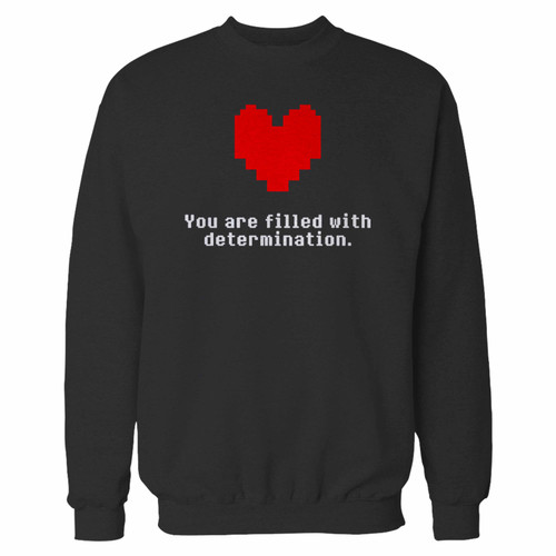 Your you are filled with determination crewneck sweatshirt just got an update. This super comfortable and lighter weight crewneck will become your favorite go-to sweatshirt. The cozy spandex cuffs and waistband make this pill-resistant sweatshirt a fan favorite.And your group will look and feel their best in this premium ringspun cotton crew.