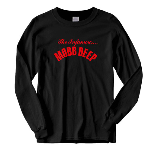 This classic fit The Infamous Mobb Deep Red Logo Fresh Best Long Sleeve Shirt is casually elegant and very comfortable. With fine quality print to make one stand out, it's a perfect fit for every occasion.