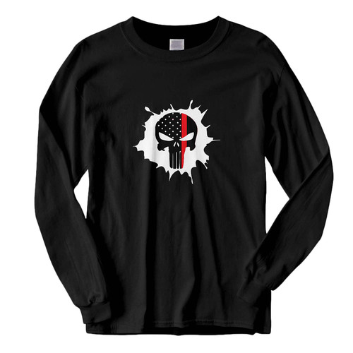 This classic fit Thin Red Line Skull Tee Support Fire Fighters Fresh Best Long Sleeve Shirt is casually elegant and very comfortable. With fine quality print to make one stand out, it's a perfect fit for every occasion.