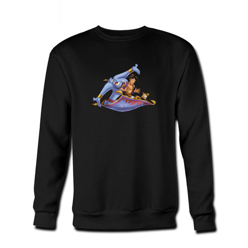 Your Aladdin Movie Fresh Best Crewneck Sweatshirt just got an update. This super comfortable and lighter weight crewneck will become your favorite go-to sweatshirt. The cozy spandex cuffs and waistband make this pill-resistant sweatshirt a fan favorite.And your group will look and feel their best in this premium ringspun cotton crew.