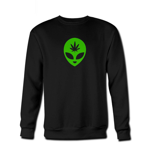 Your Alien Weed Stoner Fresh Best Crewneck Sweatshirt just got an update. This super comfortable and lighter weight crewneck will become your favorite go-to sweatshirt. The cozy spandex cuffs and waistband make this pill-resistant sweatshirt a fan favorite.And your group will look and feel their best in this premium ringspun cotton crew.