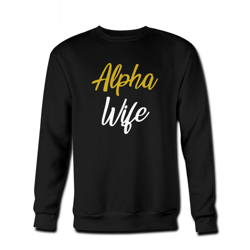 Your Alpha Wife Fresh Best Best Crewneck Sweatshirt just got an update. This super comfortable and lighter weight crewneck will become your favorite go-to sweatshirt. The cozy spandex cuffs and waistband make this pill-resistant sweatshirt a fan favorite.And your group will look and feel their best in this premium ringspun cotton crew.
