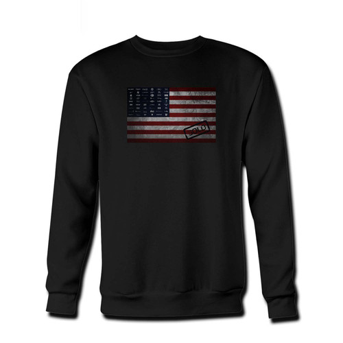 Your America Flag Funny Brands Fresh Best Crewneck Sweatshirt just got an update. This super comfortable and lighter weight crewneck will become your favorite go-to sweatshirt. The cozy spandex cuffs and waistband make this pill-resistant sweatshirt a fan favorite.And your group will look and feel their best in this premium ringspun cotton crew.