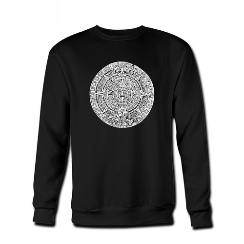Your Aztec Mayan Calendar Fresh Best Crewneck Sweatshirt just got an update. This super comfortable and lighter weight crewneck will become your favorite go-to sweatshirt. The cozy spandex cuffs and waistband make this pill-resistant sweatshirt a fan favorite.And your group will look and feel their best in this premium ringspun cotton crew.