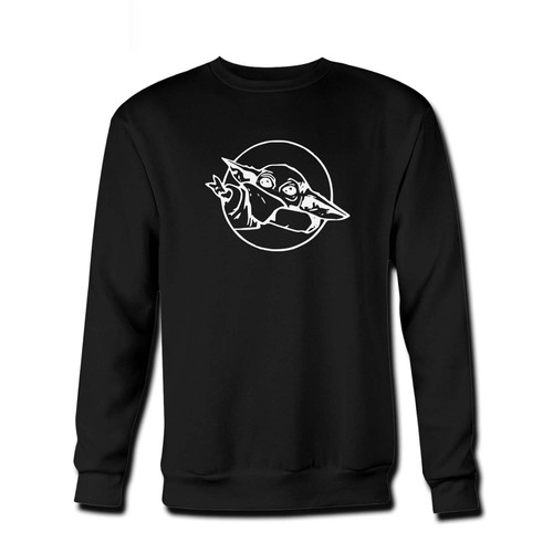 Your Baby Yoda Fresh Best Crewneck Sweatshirt just got an update. This super comfortable and lighter weight crewneck will become your favorite go-to sweatshirt. The cozy spandex cuffs and waistband make this pill-resistant sweatshirt a fan favorite.And your group will look and feel their best in this premium ringspun cotton crew.