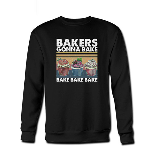 Your Bakers Gonna Bake Bake Bake Fresh Best Crewneck Sweatshirt just got an update. This super comfortable and lighter weight crewneck will become your favorite go-to sweatshirt. The cozy spandex cuffs and waistband make this pill-resistant sweatshirt a fan favorite.And your group will look and feel their best in this premium ringspun cotton crew.