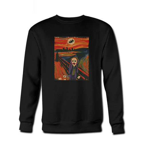 Your Batman Joker Scream Padrody Fresh Best Crewneck Sweatshirt just got an update. This super comfortable and lighter weight crewneck will become your favorite go-to sweatshirt. The cozy spandex cuffs and waistband make this pill-resistant sweatshirt a fan favorite.And your group will look and feel their best in this premium ringspun cotton crew.