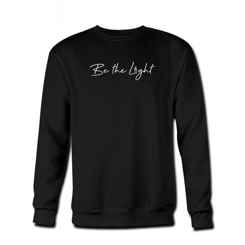 Your Be The Light Fresh Best Crewneck Sweatshirt just got an update. This super comfortable and lighter weight crewneck will become your favorite go-to sweatshirt. The cozy spandex cuffs and waistband make this pill-resistant sweatshirt a fan favorite.And your group will look and feel their best in this premium ringspun cotton crew.