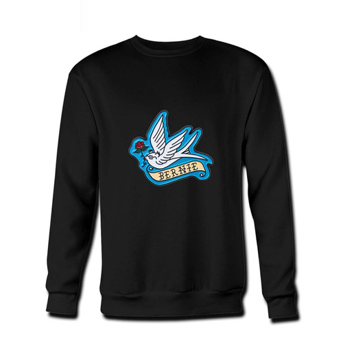 Your Bernie Bird Logo Tattoo Fresh Best Crewneck Sweatshirt just got an update. This super comfortable and lighter weight crewneck will become your favorite go-to sweatshirt. The cozy spandex cuffs and waistband make this pill-resistant sweatshirt a fan favorite.And your group will look and feel their best in this premium ringspun cotton crew.